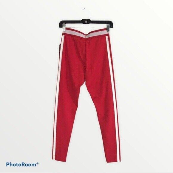 Crunchyroll "Yuri!!! On Ice" NWT Women's Junior Small Red & White Active Pants - Picture 2 of 9